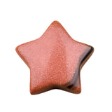 Handmade Craved 30mm Gemstone Star Ornament for Decoration