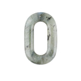 Hollow O-Shape Gemstone Pendant 25×40mm for Making Jewelry