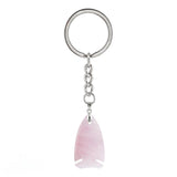 Handmade Crystal Fish Keychain #KC2016  Natural Gemstone Talisman for Abundance & Protection, Elegant Accessory for Everyday Luck & Positive Energy