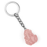 1.0Inch Frog Gemstone Pendant Keychain #KC2309S-A1