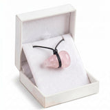 12x20MM Natural Stone Gourd Pendant Necklace in Gift Box Adjustable Healing Crystal Calabash Amulet