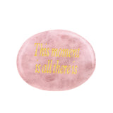 Worry Healing Palm Stones for Meditation Prayer Home Decor with (This Monent is all there is )-35x45MM #SP1904G-W01