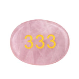 Worry Healing Palm Stones for Meditation Prayer Home Decor with ( Number )-35x45MM #SP1904G-W10