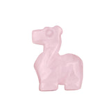 1.0 Inch Hand Carved Fawn & Deerlet Gemstone Figurine Ornament for Home Office Desk Decor #SP1956
