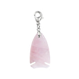 Gemstone Fish Pendant Charms Tag for Bag Keychain 22x40MM #SP2016S-BT