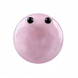 Natural Stone 40MM Disc Gemstone Worry Stone Elf Thumb Palm Pocket Crystal Therapy Stress Relief