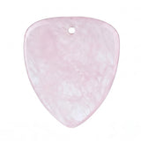 Natural Gemstone Guitar Pick Pendant 27x32mm for Jewelry Making SP2030