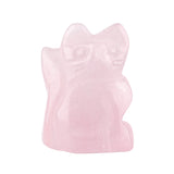 1" Gemstone Cat Figurine - Hand-Carved Healing Crystal