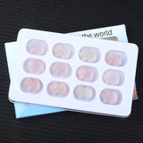 1.0Inch Handmade Carved Gemstone Pig Ornament 12PCS IN Box for Home Office Desk Decor  #SP2305-12PA