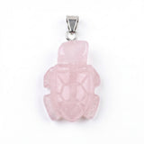 1.0Inch Tortoise Gemstone Pendant for Making Jewelry #SP2311S-25MM