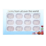 1.0 Inch Hand Carved Squirrel Gemstone Figurine Ornament 12PCS In Box for Home Office Desk Decor #SP2322-12PA