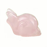1.0 Inch Hand Carved Snail Gemstone Figurine Ornament for Home Office Desk Decor #SP2323