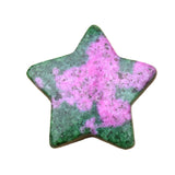 Handmade Craved 30mm Gemstone Star Ornament for Decoration