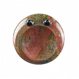 Natural Stone 40MM Disc Gemstone Worry Stone Elf Thumb Palm Pocket Crystal Therapy Stress Relief