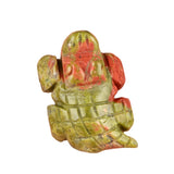 1" Gemstone Crocodile Figurine - Reiki Crystal Animal Statue