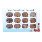 1.0 Inch Hand Carved Squirrel Gemstone Figurine Ornament 12PCS In Box for Home Office Desk Decor #SP2322-12PA