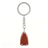 Handmade Crystal Fish Keychain #KC2016  Natural Gemstone Talisman for Abundance & Protection, Elegant Accessory for Everyday Luck & Positive Energy