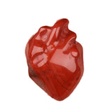 30MM Hand Carved Cardiac Heart Gemstone Figurine Ornament for Home Office Desk Decor #SP1943