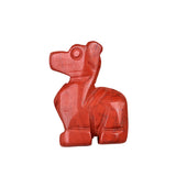 1.0 Inch Hand Carved Fawn & Deerlet Gemstone Figurine Ornament for Home Office Desk Decor #SP1956