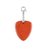 Gemstone Guitar Pick Pendant Charms for Bag Tag DIY Jewelry With Lobster Clasp SP2030-BT