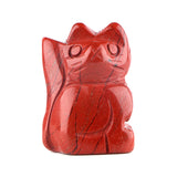 1" Gemstone Cat Figurine - Hand-Carved Healing Crystal