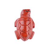 1" Gemstone Tortoise Figurine - Natural Stone Office Decor