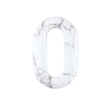 Hollow O-Shape Gemstone Pendant 25×40mm for Making Jewelry