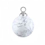 10MM Gemstone Round Ball Pendant Silver Cap for DIY Jewelry Making