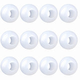 Wholesale 12PCS Round Gemstone Beads Drilled 5mm Large Hole Polished Stone Ball for DIY Jewelry Making