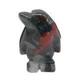 1" Gemstone Penguin Figurine - Hand-Carved Healing Crystal