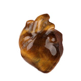 30MM Hand Carved Cardiac Heart Gemstone Figurine Ornament for Home Office Desk Decor #SP1943