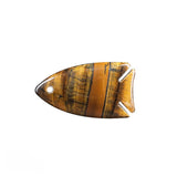 Fish Shape Gemstone Pendant for DIY Making Jewelry #SP2016 -22x40mm Natural Stone Charms  12 Varieties Available