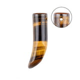 Ox-Horn & Pepper Gemstone Pendant  for Jewelry Making #SP2017