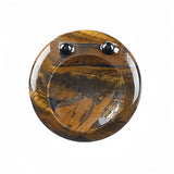Natural Stone 40MM Disc Gemstone Worry Stone Elf Thumb Palm Pocket Crystal Therapy Stress Relief