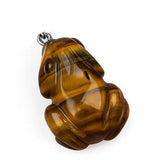1.0Inch Handmade Carved Frog Gemstone Pendant for Making Jewelry #SP2309S-25MM