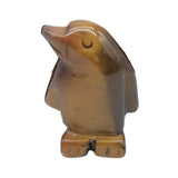 1" Gemstone Penguin Figurine - Hand-Carved Healing Crystal