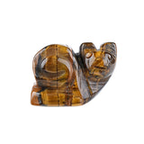 1.0 Inch Hand Carved Snail Gemstone Figurine Ornament for Home Office Desk Decor #SP2325