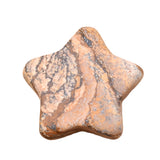 Handmade Craved 30mm Gemstone Star Ornament for Decoration