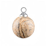 10MM Gemstone Round Ball Pendant Silver Cap for DIY Jewelry Making
