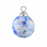 10MM Gemstone Round Ball Pendant Silver Cap for DIY Jewelry Making