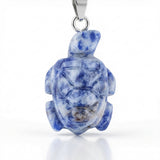 1.0Inch Tortoise Gemstone Pendant for Making Jewelry #SP2311S-25MM