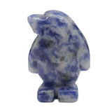 1" Gemstone Penguin Figurine - Hand-Carved Healing Crystal