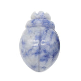 1.0Inch Hand Carved Gemstone Beetle Animal Pendant for Making Jewelry #SP2315S-25MM
