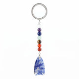 Handmade Crystal Fish Keychain with Chakra Beads - Natural Gemstone Talisman for Abundance, Balance & Positive Energy | Elegant Accessory for Everyday Luck