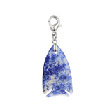 Gemstone Fish Pendant Charms Tag for Bag Keychain 22x40MM #SP2016S-BT