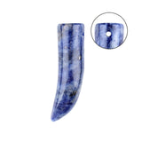Ox-Horn & Pepper Gemstone Pendant  for Jewelry Making #SP2017