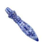 Natural Stone Carved Scepter Point Dowsing Pendant Pendulum Crystal Pendulums for Divination Dowsing