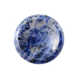40mm Amethyst Meditation Disc Worry Stone for Stress & Anxiety Relief Thumb Crystal