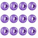 Wholesale 12PCS Round Gemstone Beads Drilled 5mm Large Hole Polished Stone Ball for DIY Jewelry Making