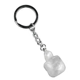 Gemstone Tortoise Keychain - Healing Crystal Bag Charm